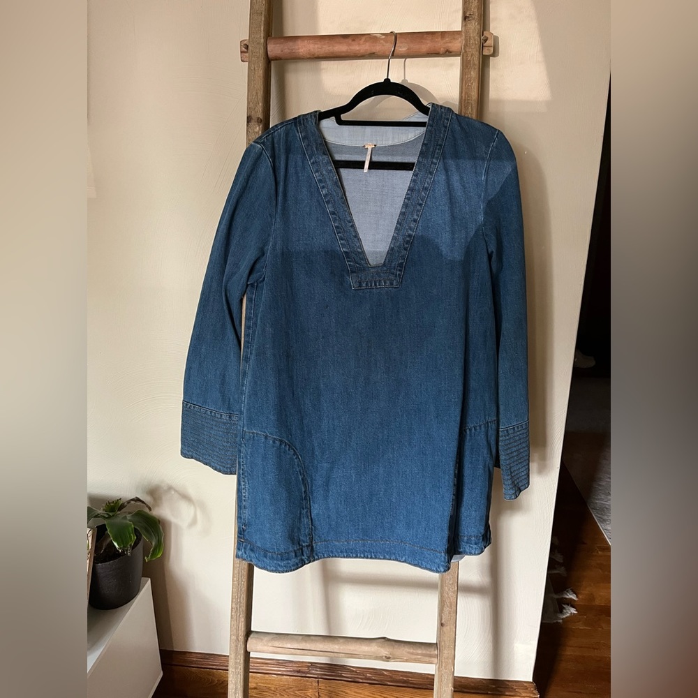 Demon long sleeve free people dress